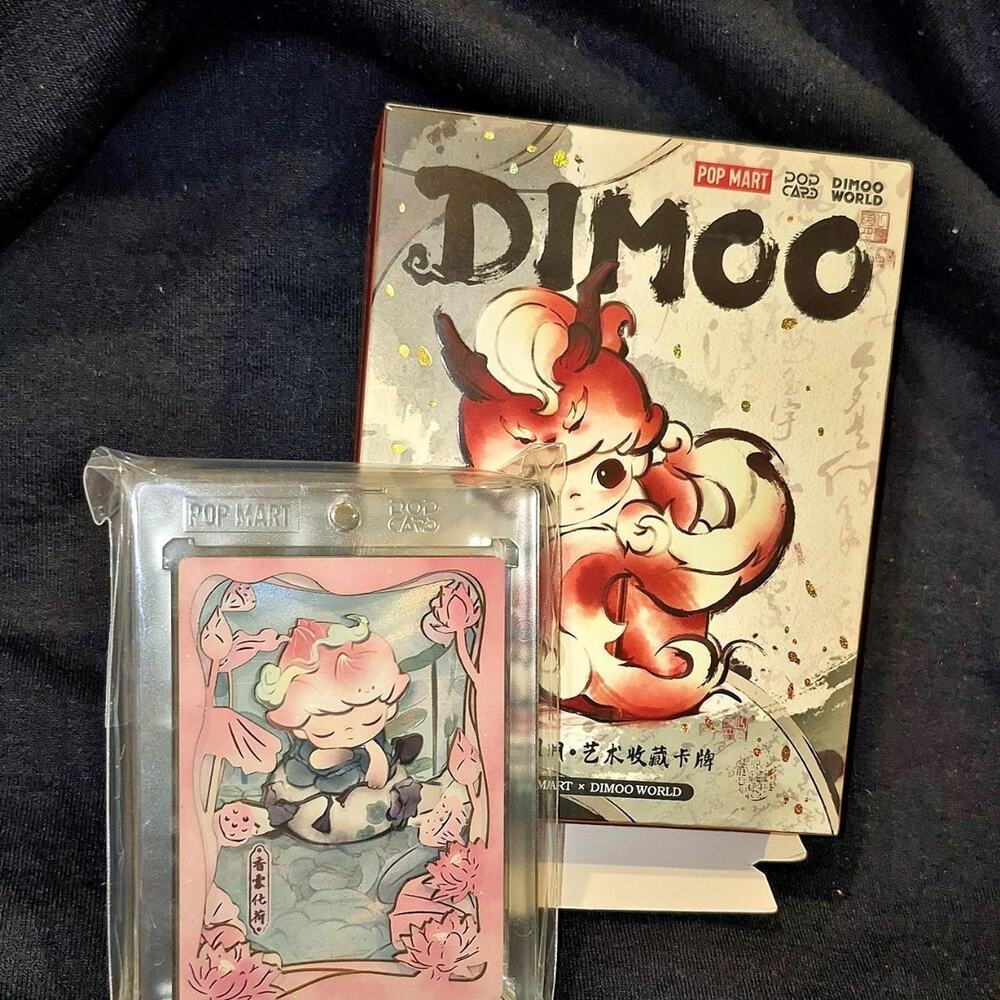 Dimoo stories in the cup series collectible art card
